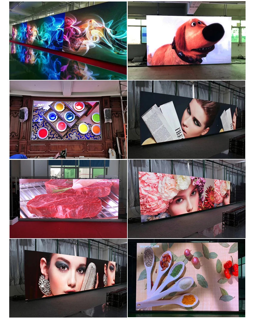 LED Display Screen Outdoor Module P10 Full Color RGB 3IN1 SMD3535 1/4S Scan 320x160mm 32x16Pixel Fixed Matrix Sign