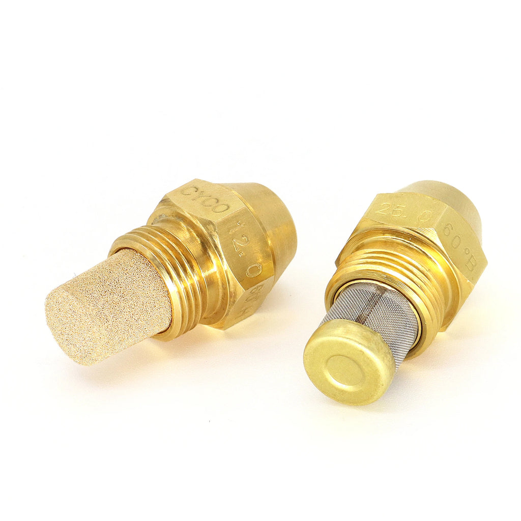 CYCO 60 Degree Spray Angle Mpa Brass Industrial Fuel Waster Oil Burner Nozzle