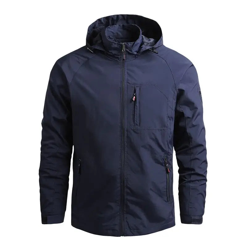 Jackets Coat Men Hooded Waterproof Windbreaker Autumn Casual Outdoor Hiking Jacket Tactics Military Winter Jackets Lightweight
