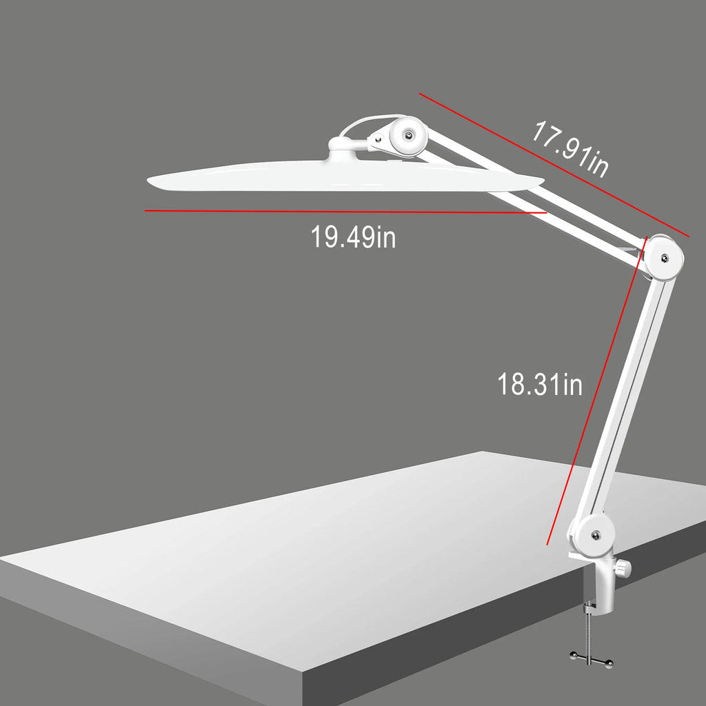 2028 Manicure Supplies Beauty Salon Equipment 3500 Lumen Shadowless Dimmable Led Nail Desk Lamp for Working Dental Laboratory