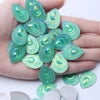 New Style 18*25MM Water Drops Loose Resin Rhinestones 12 Facets Flat Back Glue on 20g for Garment Bags Crafts Scrapbooking DIY