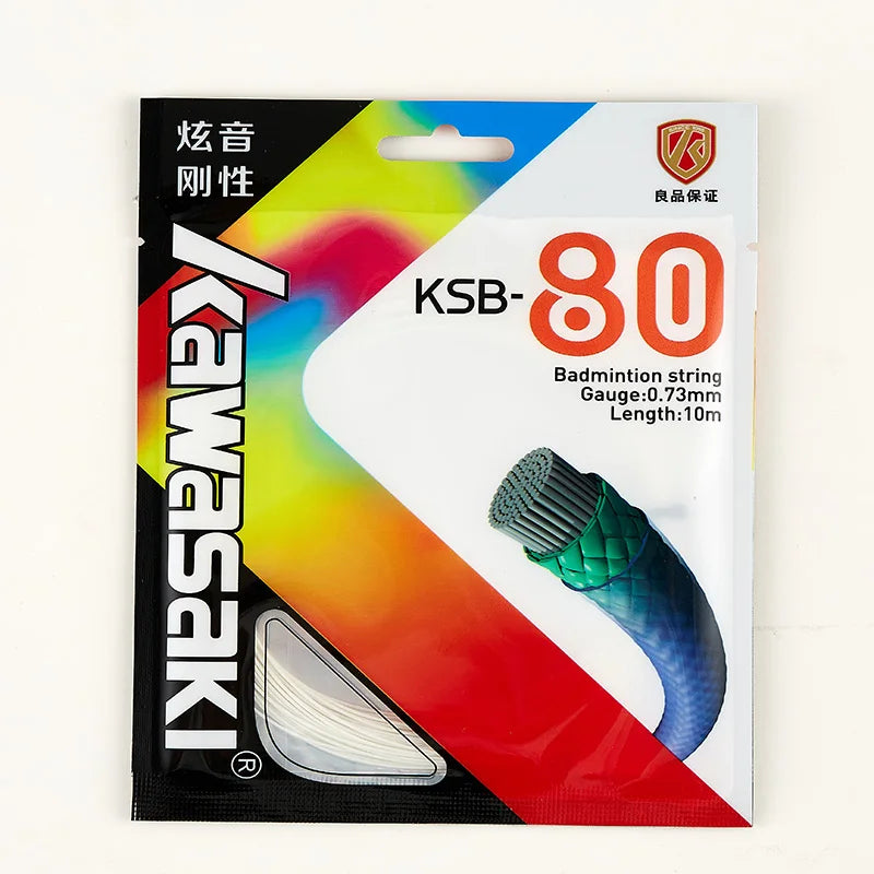 Kawasaki Professional Badminton Racket String High Elastic Badminton Line Accessories KSB-65TI/68/70/79 Get Strung Service