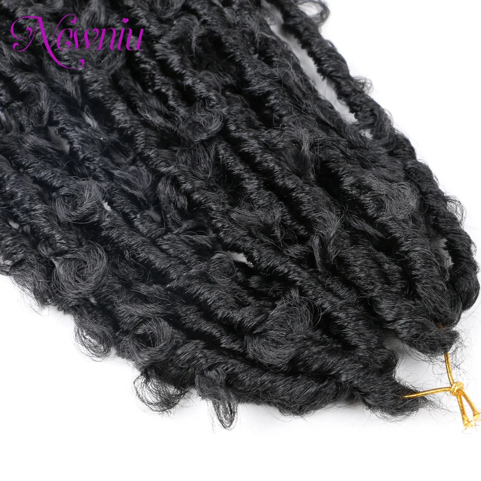 Butterfly Locs Crochet Braids Hair Synthetic Dreadlocks meche Faux Locs Crochet Hair Extensions for women braiding hair