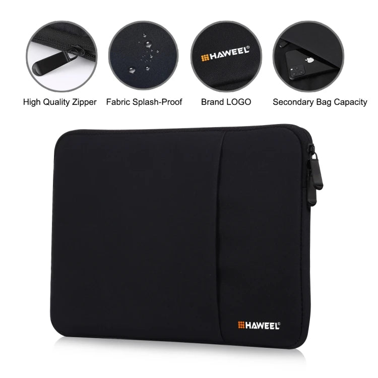 Haweel 13.0 Inch Laptop Bag Case Handbag Water Resistant Durable Computer Carrying  Sleeve Case Zipper Bags