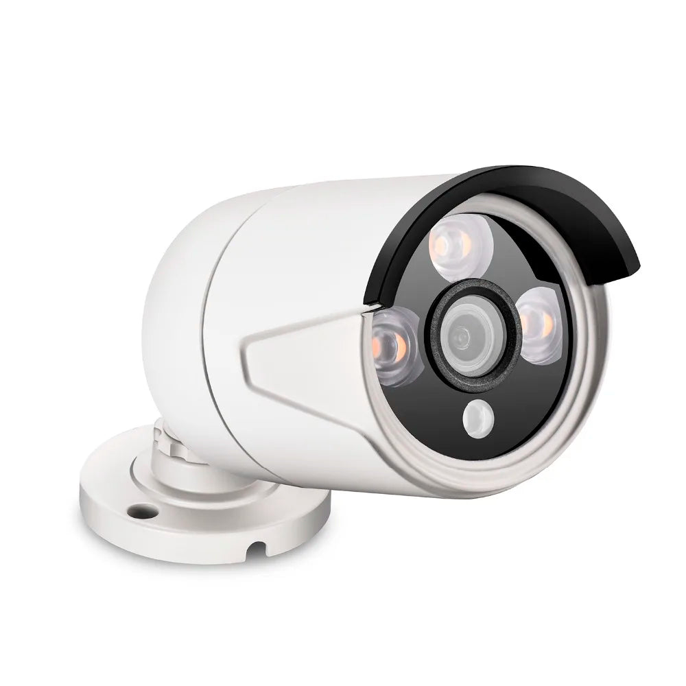 AZISHN 2.8mm Wide Angle 8MP 4K IP Camera Audio Outdoor IP66 H.265 ONVLF Bullet CCTV Array IR 4MP POE Video Surveillance Camera