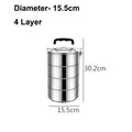 Multi-layer Stainless Steel Lunch Box Large Capacity Adult Camping Bento Box Kids Worker Portable Meal Food Containers BPA free