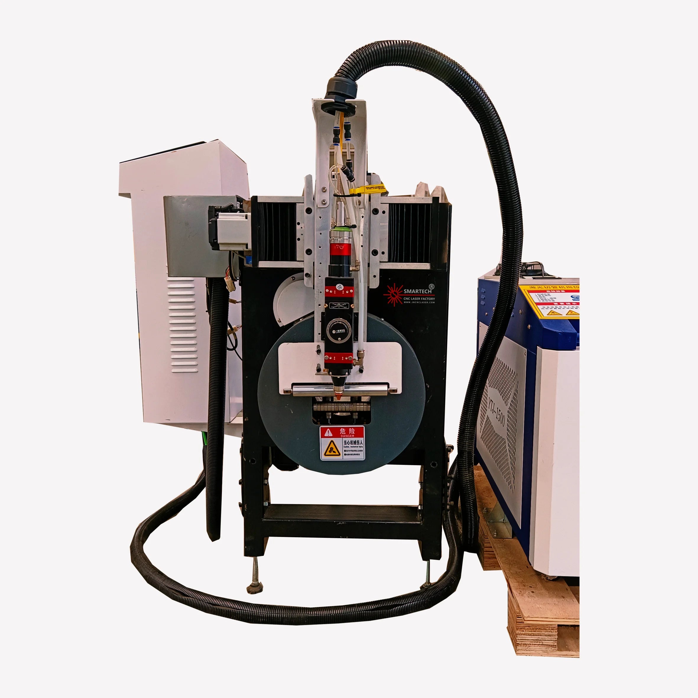 High-Precision Stainless Steel Pipe Fiber Laser Tube Cutter Square Tubes Cypcut Control System Yaskawa Hiwin AI BMP