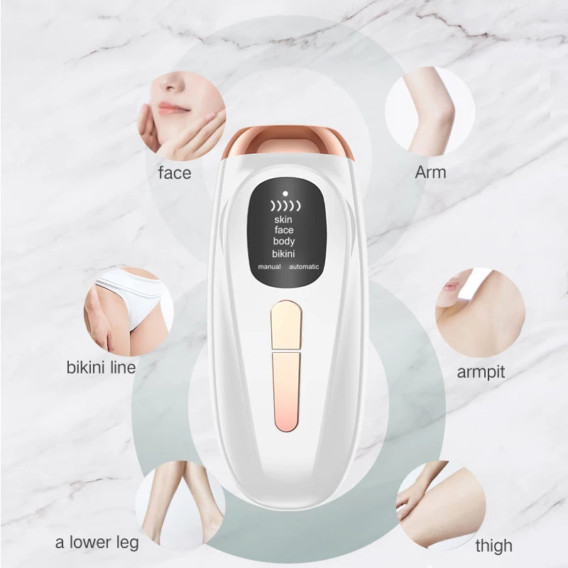 PAKISS Premium Household IPL Hair Removal Epilator ABS Material Safe & Effective 3-Day Fast Shipping From US Warehouse