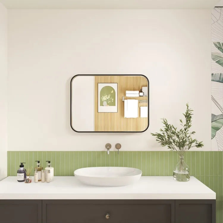 New Popular Fashion Style Modern Framed Mirror  Aluminium Wall Mirror for Living Room  & Bathroom