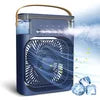 Five Hole Smart Spray Fan Humidifier Water Cooled Fan Desk Office Student Use Silent Hydrating Humidification Cooling Air Fan