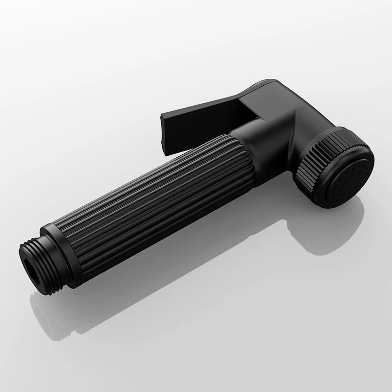 Rainfall Shower Head Round 8 -inch Rain Bathroom Shower Head Black Brass Handshower Head 1.5 M shower Hose Hand Shower Brasket