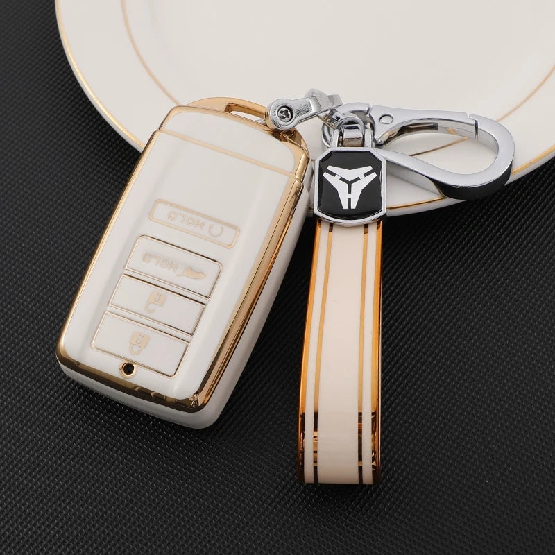 Premium Soft TPU for Honda Acura RLX MDX CDX TLX-L NSX Car Key Case Cover Shell Key Rings Keychain Bag Factory Key Accessories