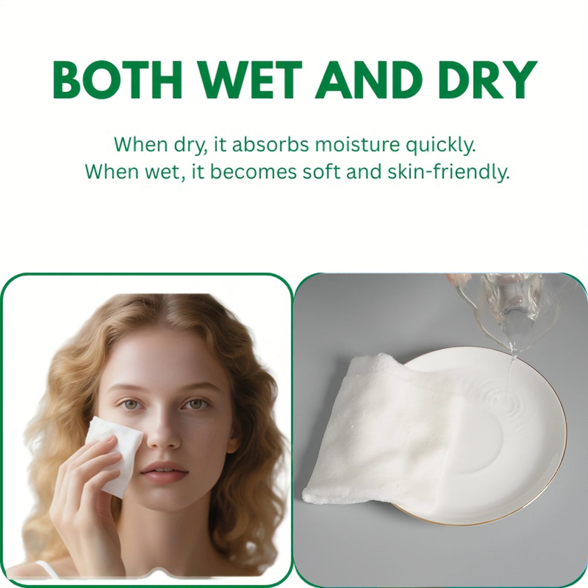 22x22cm Ultra Soft Reusable Microfiber Face Towels Convenient Bagged for Daily Skin Care