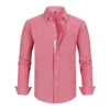 2024 Men Long Sleeve Shirts Spring Autumn Slim Lapel Neck Button Casual Adult Daily Office Men Tops Business Shirt