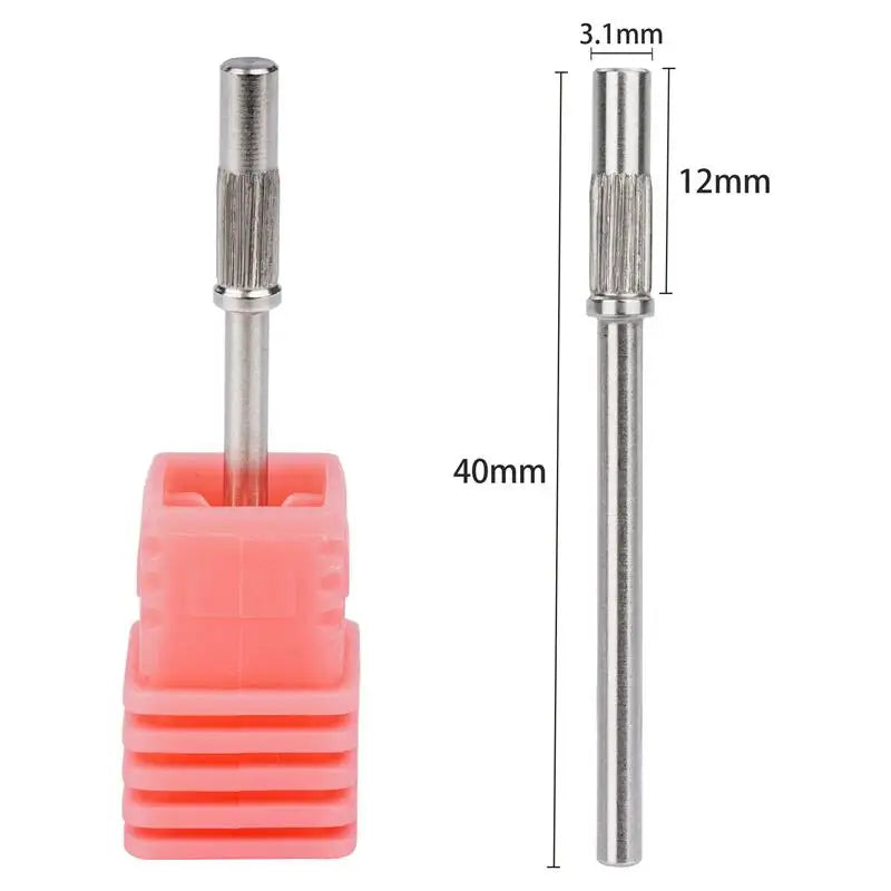 Tamax NAD065 50PCS #120 #180 #240 Mini Nail Art Sanding Bands 3/32" Shaft Nail Drill Bit Accessories Nails Gel Removal Tool