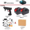 2000mAh Cordless High Pressure Washer Spray Water Gun Car Wash Pressure Water Nozzle Cleaning Machine for Makit 18V Battery