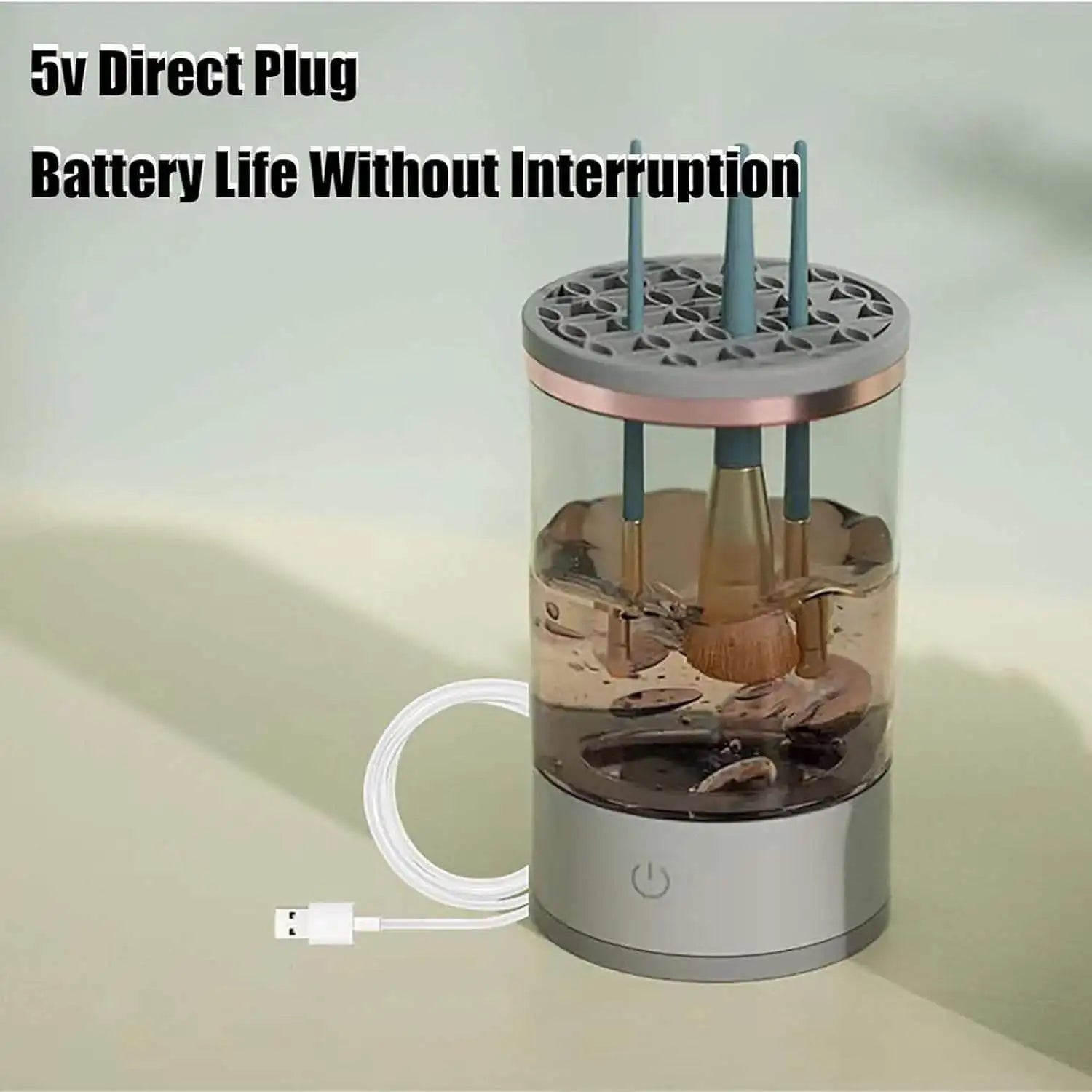 3 in 1 Automatic USB Household Electric Makeup Brush Cleaner Dryer Machine Portable Electric Makeup Brush Cleaner