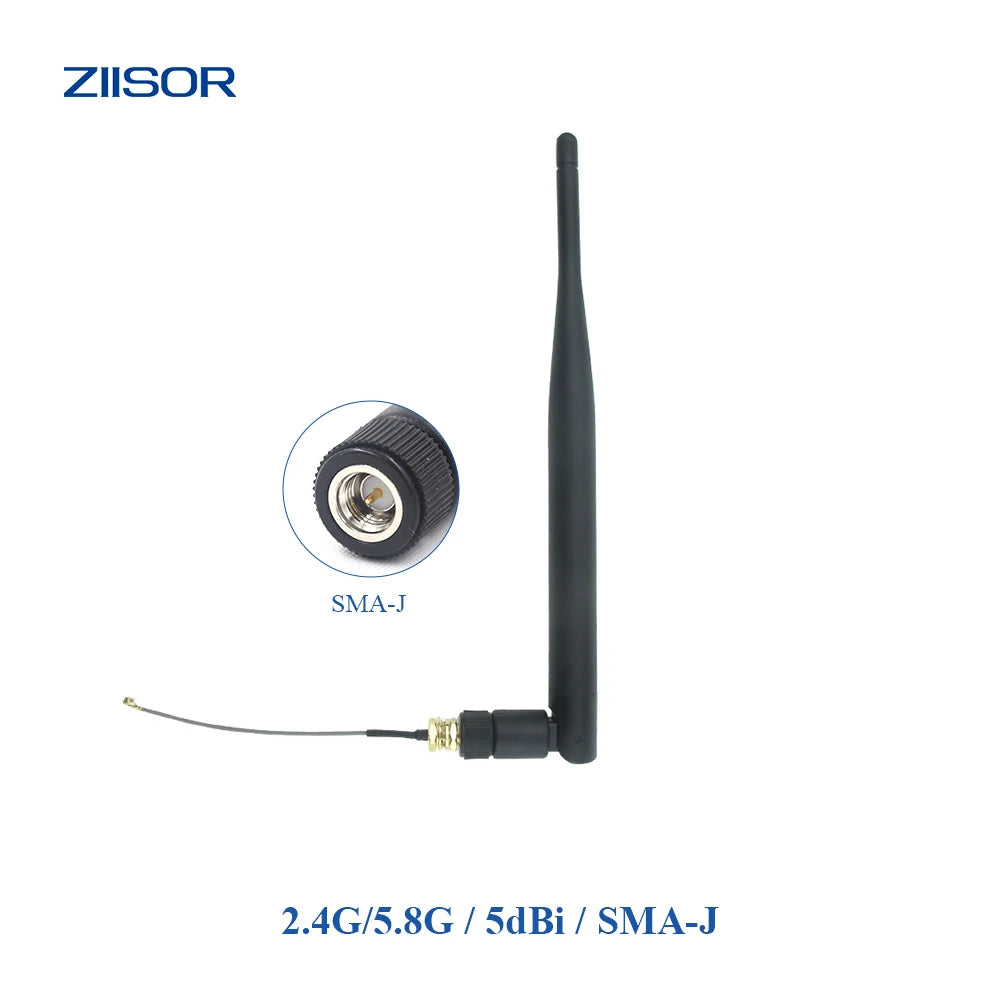 External Wifi Antenna 2.4 GHz 5.8 GHz Dual Band 5 GHz for Wireless Router 2.4g Antena with Adapter Cable IPX Pigtail