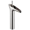 Antique Single Level Brass Basin Faucet 8\" Widespread Oil Rubbed Finish Ceramic Bathroom Lavatory Water Tap