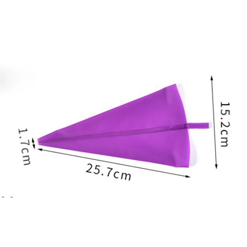 1Pcs Kitchen Gadgets Cream Pastry Bag Baking Accessories DIY Cake Decorating Food Grade Cream EVA Reusable Piping Bags
