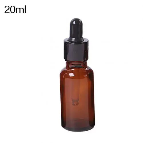 Empty Dropper Bottle Amber essential oil Glass Aromatherapy Liquid Brown 5-50ml Drop for massage Bottles Refillable