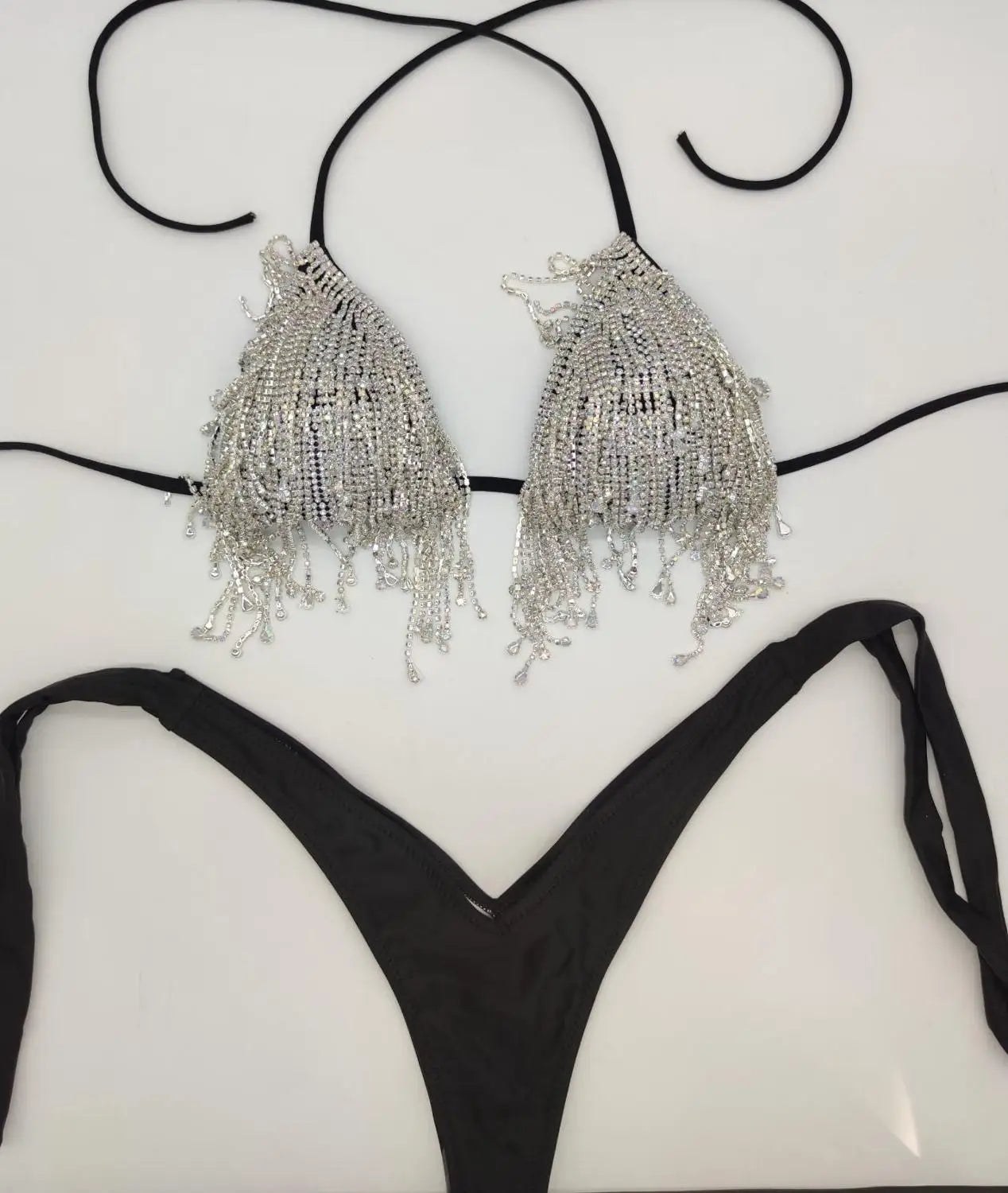 newest 2022 crystal bikini diamond swimwear biquini diamond bikini beachwear popular swim suit  rhinestone swimsuits bikini
