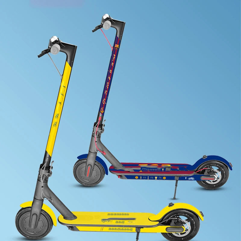Electric Scooter Full Body PVC Sticker DIY Skateboard Sticker Scooter Pedal Stickers Decal For Xiaomi M365/PRO