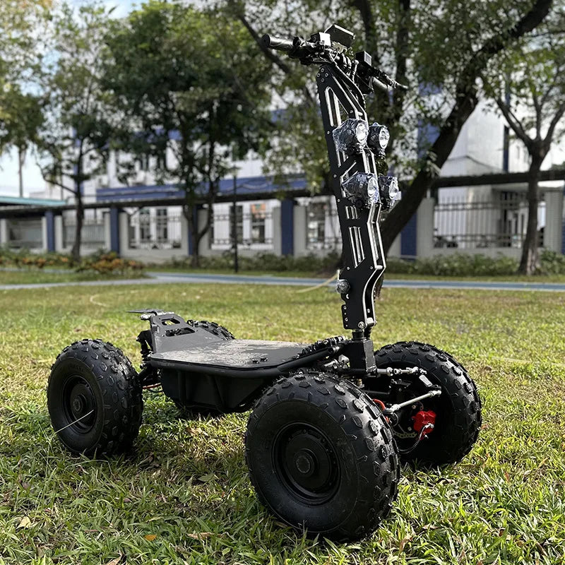 Four Wheel Drive Road ATV Beach Car Electric Scooter Off-Road Large High Power All Terrain Vehicle Foldable 500kg Load Capacity