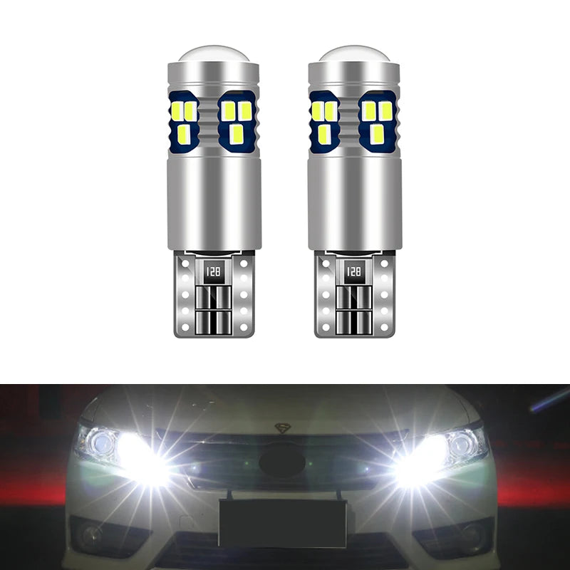 For Audi Q3 8U FY Q5 8R Q7 4L 4M 2pcs T10 W5W LED Bulbs Car Position Parking Width Light Accessories