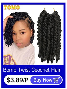 TOMO Synthetic Crochet Hair Box Braids 22Roots Colored Braiding Hair Extensions 24Inch Rainbow Ombre Crochet Braids Pink Red