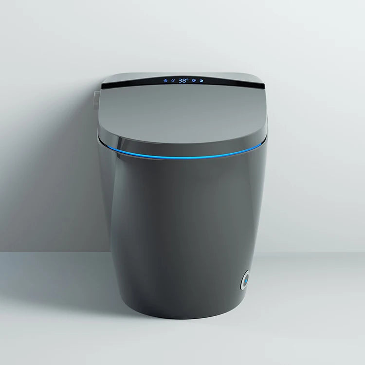 Automatic flushing without water tank integrated black electronic intelligence
