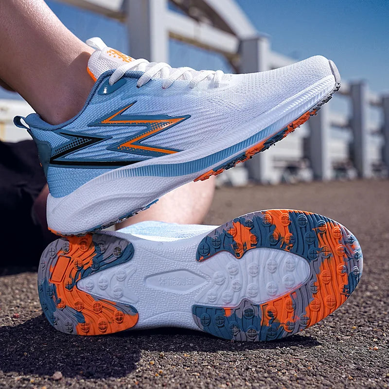 Men's Summer Extra Large Size 47-48 Sports Casual Running Shoes Mesh Upper Rubber Midsole Shock Absorption Middle School