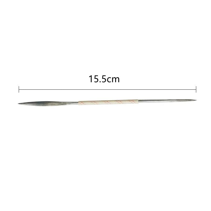 Pottery Digging Spout Knife Steel Needle Punching and Cutting Mud DIY Ceramic Sculpture Repair Rough Engraving Modeling Tool