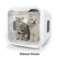 Automatic Luxury Pet Drying Box for Cats & Dogs Ultra Quiet 71L Plastic Smart Temperature Control 360-Degree Air Supply Stocked