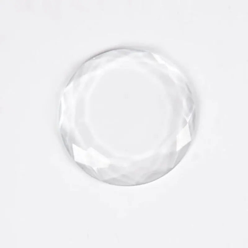 False Eyelash Glue Holder Pallet Eyelash Extension Stand pads with Tick Mark Crystal Glass Adhesive Glue Holder