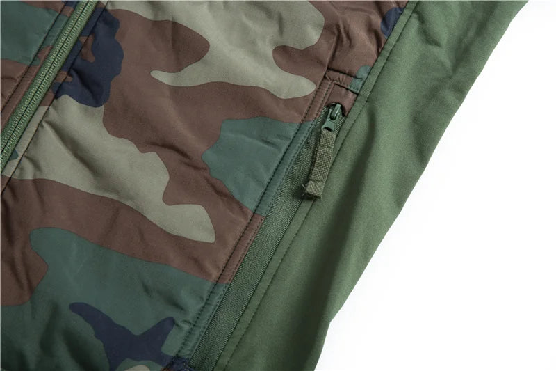 Mege Men's Tactical Jacket Coat Fleece Parka Outdoor Outwear Lightweight Gear