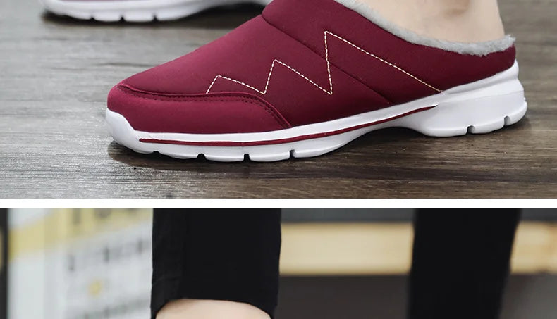 Winter Men Women Plush Slippers Home Indoor Warm House Cotton Shoes Room Lightweight Plus Big Size 47 48 49 Cheap Dropshipping
