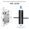 Tediton TTlock Outdoor Sliding Push and Pull Smart Lock Hotel Security Door Lock Smart Locks for Exterior Doors