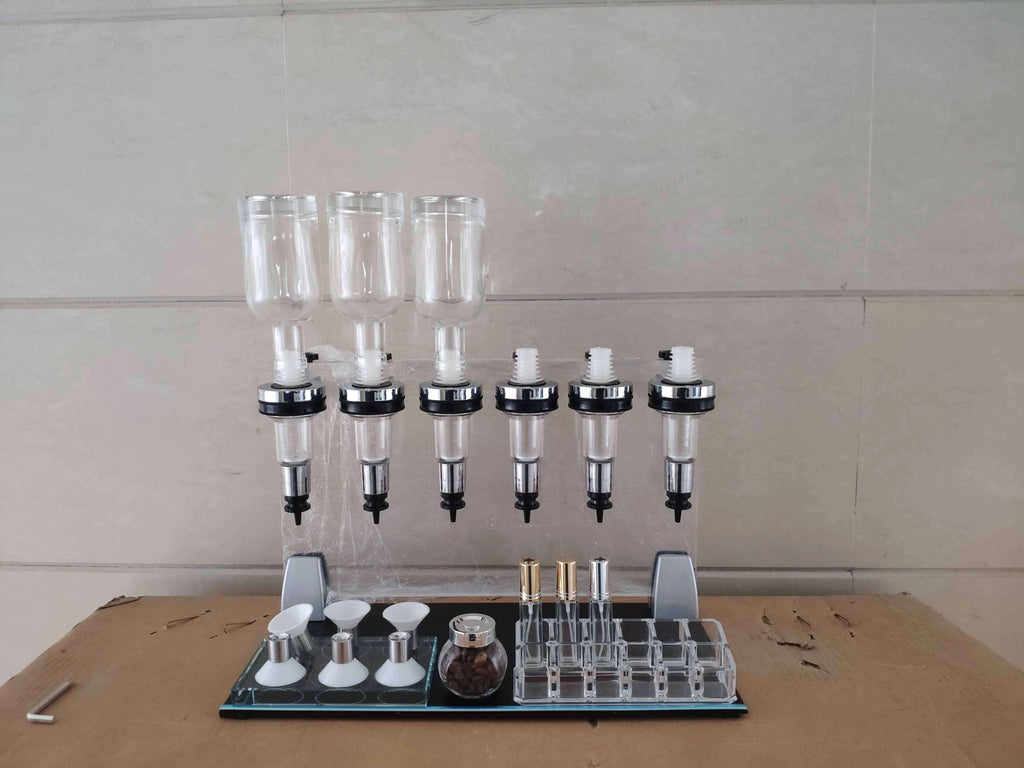 Designed Cheap 12 Bottle Perfume Dispenser Bottle Filling Machine Perfume bar for Perfume Filling