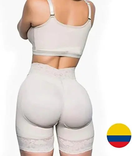 FAJAS COLOMBIANAS LEVANTA COLA Y CADERA BUTT LIFTER for FAJA SHORTS Firm Control Breathable Material Made in Colombia