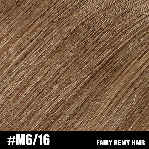 Fairy Remy Hair 20-22" Remy Keratin Flat Tip Human Hair Extensions Straight Capsules Natural Pre Bonded Hair 0.8g/Strand
