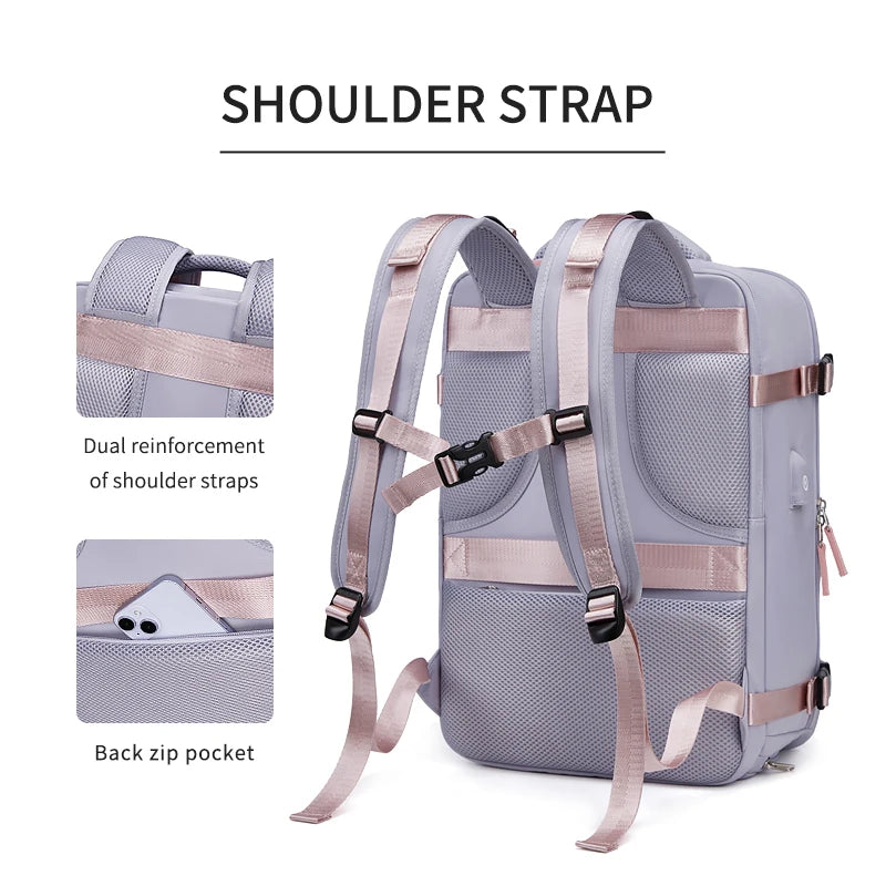 Outdoor Sport Travel Hiking Trip Molle Bag Nylon Laptop Backpack With Shoes Compartments