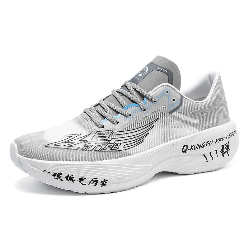 Custom Sneaker Manufacturer Breathable Mesh Shock-absorbing EVA Offset Printing Men Running Shoes Zapatos Para Hombres