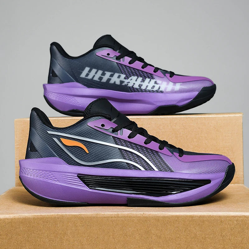 Lightweight High-Performance Indoor Outdoor Basketball Shoes Breathable Mesh Cushioning Shock Absorption Durable Rubber Outsole