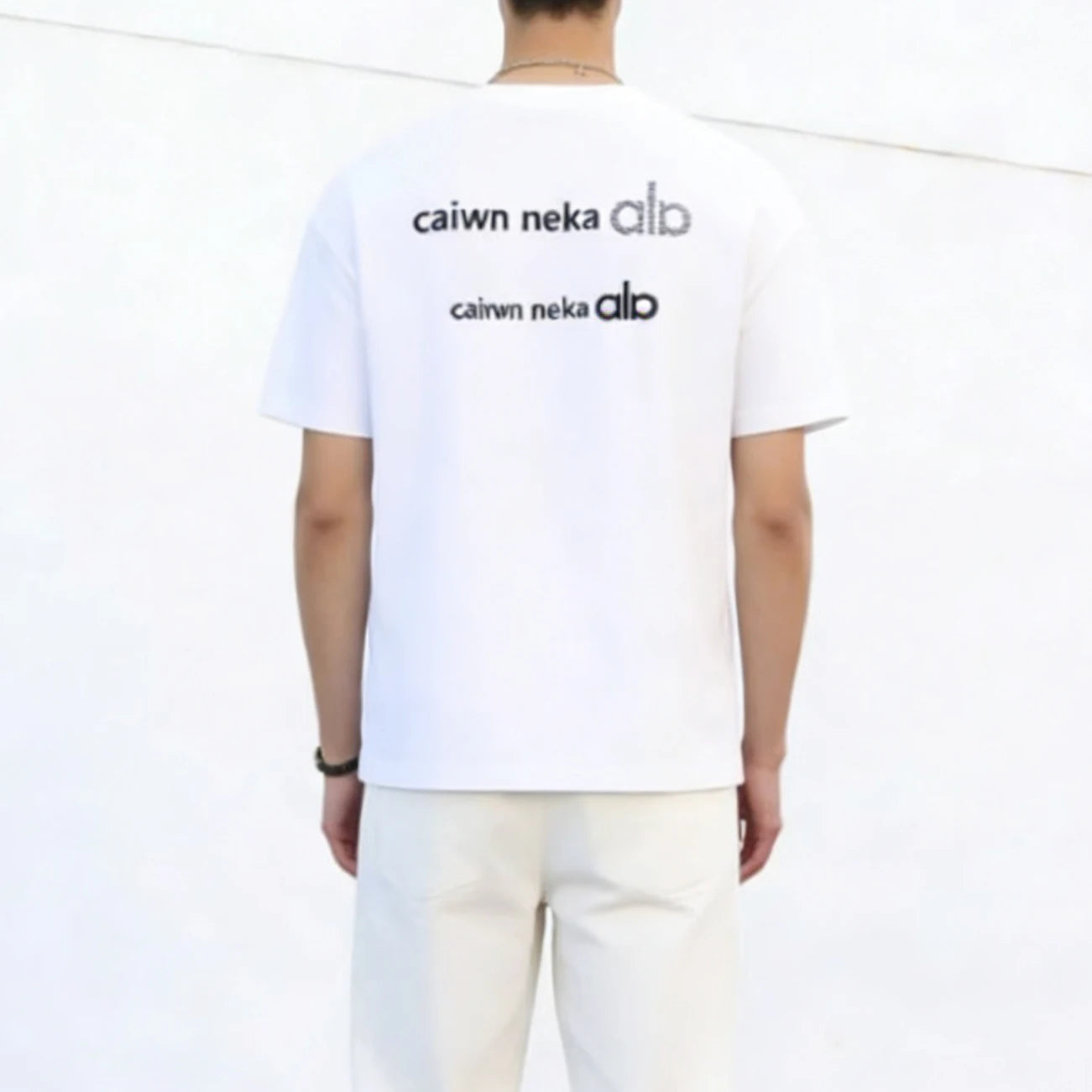 High Quality Men's Casual Knitted Polyester/Cotton 200GSM Loose Short Sleeve O-Neck Letter Custom Embroidery Anti-Wrinkle
