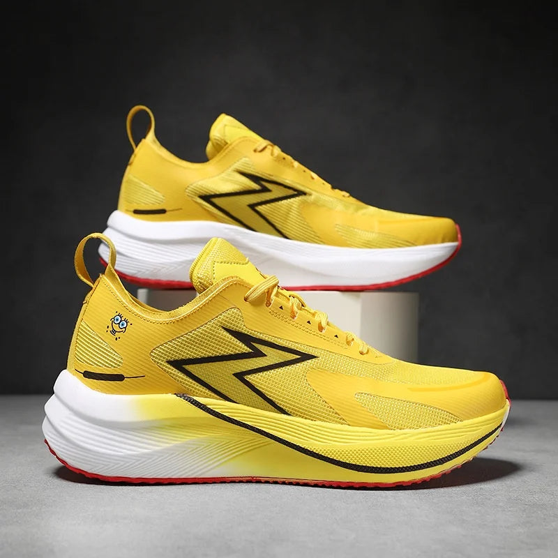 2026 NEW Spongebob Squarepants Flying Summer Running Shoes 2.5-Point Carbon Plate Ultra-Light Patrick for Star Youth Walking
