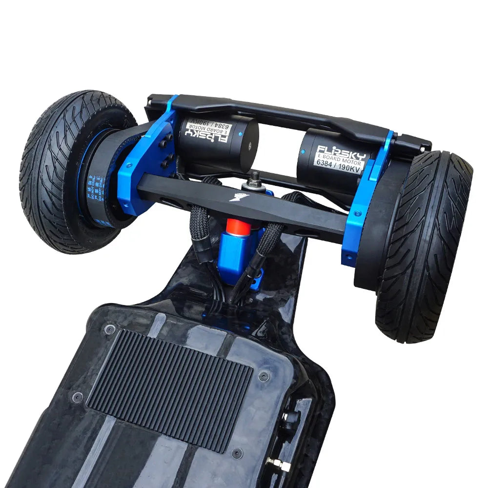 Flipsky Top Speed Durable Fiberglass Deck Black Eco-Friendly Programmable Lightning Electric Skateboard Longboard