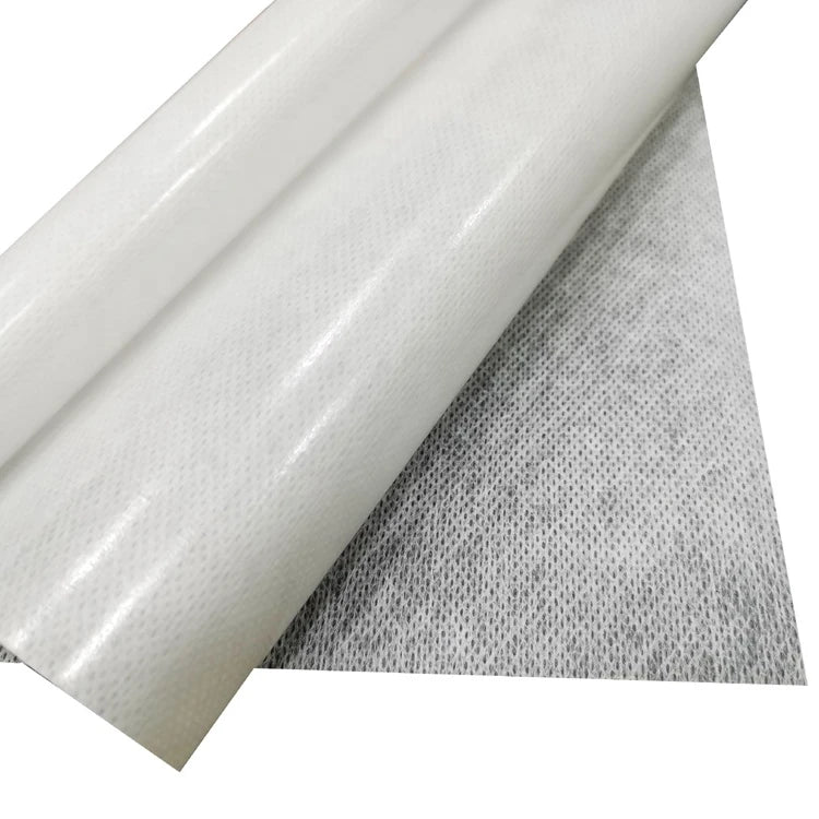 Double-faced Spunlace PVC Waterproof Eco-Friendly Elastic Stiffener Fabrics Reinforcement Luggage Mat Bag Lining Foiled Pattern