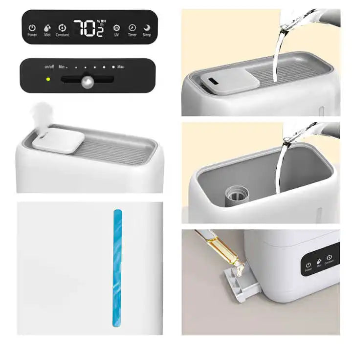 Factory Wholesale Aromatherapy Wholesale Greenhouse Home Aroma Diffuser Water air Stand Digital Smart air Humidifier