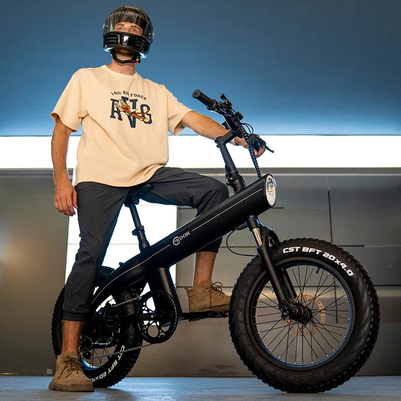 2025 New Popular Battery Bicicletta Elettrica Bikes-elektro Drive 20 Inch Fat Tire Electric Bike Full Suspension Mtb City Ebike